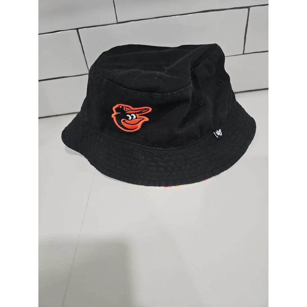 Baltimore Orioles Boonie Bucket Hat '47 Brand OSFM Breathable - Used